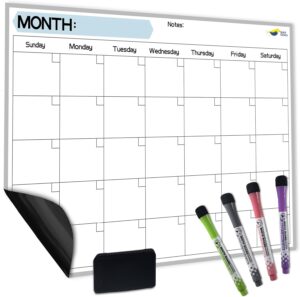 Magnetic Dry-Erase Family Calendar