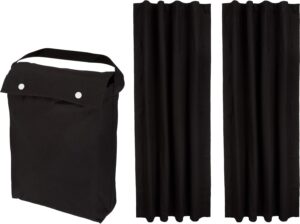 Amazonbasics Portable Blackout Curtain Suction