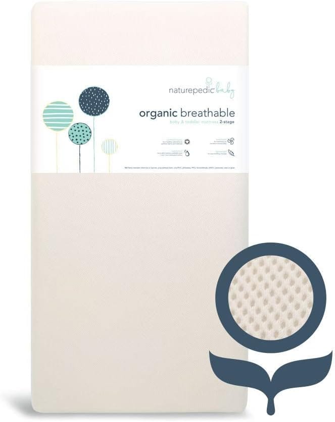 Naturepedic Organic Breathable 2-Stage Crib Mattress
