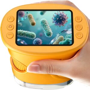 1000X Handheld Digital Microscope for Kids: Pocket Microscope with 2.0″ IPS Screen