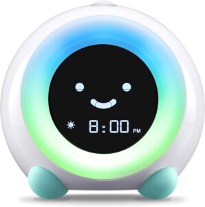 LittleHippo Mella: Kids Alarm Clock, Ready to Rise Children’s Sleep Trainer, Night Light, Sound…