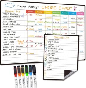 Magnetic Dry Erase Chore Chart