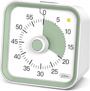 Visual Timer for Kids with Pause Function, 60 Minute Countdown Timer for Kids Desk Study, Teaching…