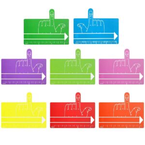 24Pcs Kids Finger Spacers with Guided Reading Strips