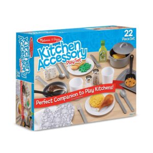 Melissa & Doug 22-Piece Play Kitchen Accessories Set with Play Food