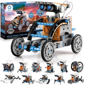 Sillbird 12-in-1 Solar Robot Building Kit STEM Gift for Boys Ages