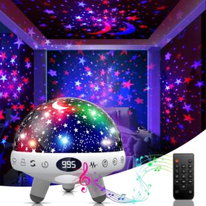 YACHANCE Kids Sound Machine with Night Light Projector