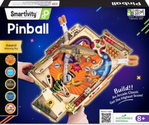 Smartivity DIY Pinball Machine STEM Toy for Kids Ages 8 9 10 11 12