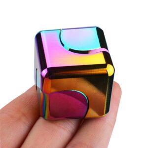 Fidget Spinner Toys Cube Adults Metal Fidgets Cool Stuff Desk