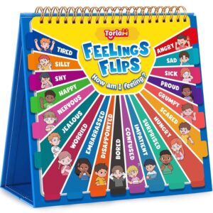 Torlam Feelings Wheel Emotions Book