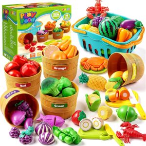 JOYIN Learning Toys Play Food Set for Kids