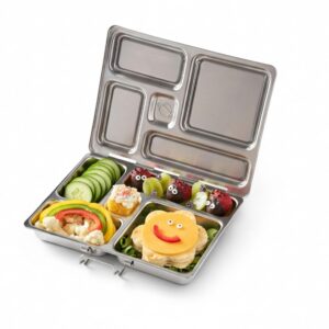 PlanetBox Rover Stainless Steel Bento Box Style Lunch Box for Kids