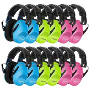 Floriogra 12 Pack Noise Cancelling Headphones for Kids/Toddler Ear