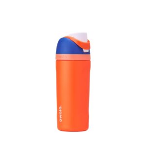 Owala FreeSip Kids Stainless Steel Water Bottle 16 oz Blue Citrus