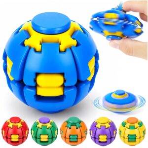 Press to Spin Fidget Spinner HelixCore Spin Stress Ball Sensory