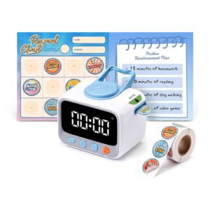 Sticker Timer Visual Countdown Timer with 200 Medal Reward Stickers