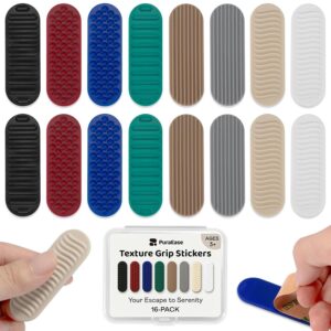 Textured Sensory Stickers for Kids & Adults 16PC Adhesive Calm