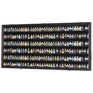DisplayGifts Toy Minifigures Miniatures Display Case Frame Wall