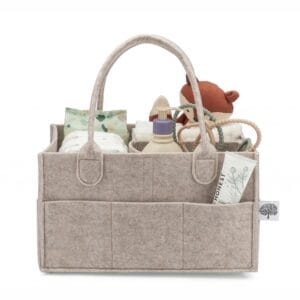 Parker Baby Co. Felt Diaper Caddy Organizer