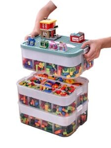 Plastic Storage Organizer for Lego Box Kids Child Toy Stackable