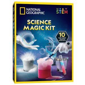 National Geographic Magic Chemistry Set with 10 Tricks for Kids