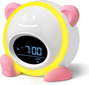 OK to Wake Clock for Kids, Sleep Training Clock with Night Light and Sound Machine, Kids A
