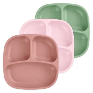 Re-Play Divided Toddler Plates Set of 3