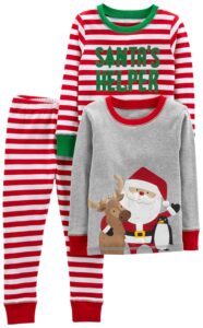 Simple Joys by Carter's Baby 3-Piece Snug-fit Cotton Holiday Pajama