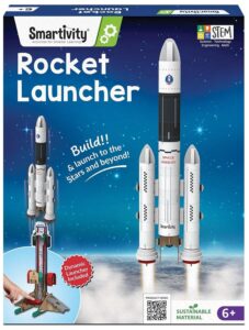 Smartivity DIY Rocket Launcher STEM Kit for Kids 6-12 Years