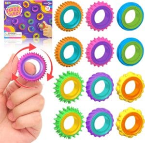 Fidget Sensory Rings for Kids